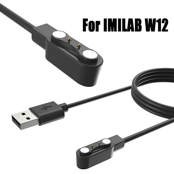 2PCS Smartwatch Laddare USB-kabel Docka 60cm2PCS