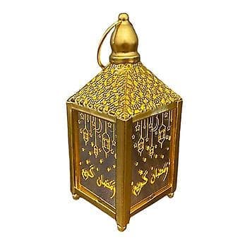 Ramadan-lys Innendørsdekorasjon Eid-høytidsdekorasjoner Lys Ramadan Kareem Dekorasjonstilbehør til festpynt (liten hvit)