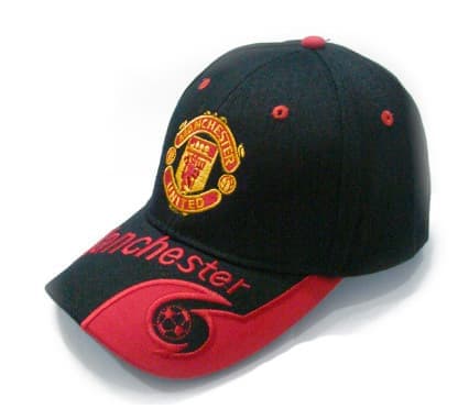 Unisex Broderede Baseballkasketter Justerbare Red Devils Black