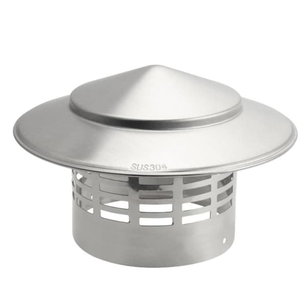 Ventilert regnhette for skorstein 160mm