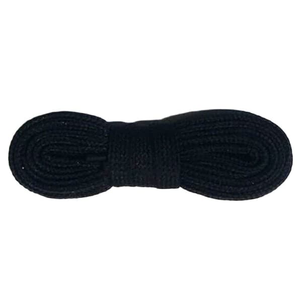 3 farver 1,5 cm brede snørebånd Unisex polyester snørebånd sorte