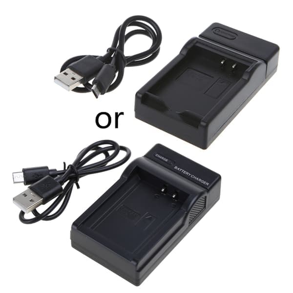 Batterilader for LP-E10 1100D E0S1200D Kiss X50 Rebel T3 Bærbar