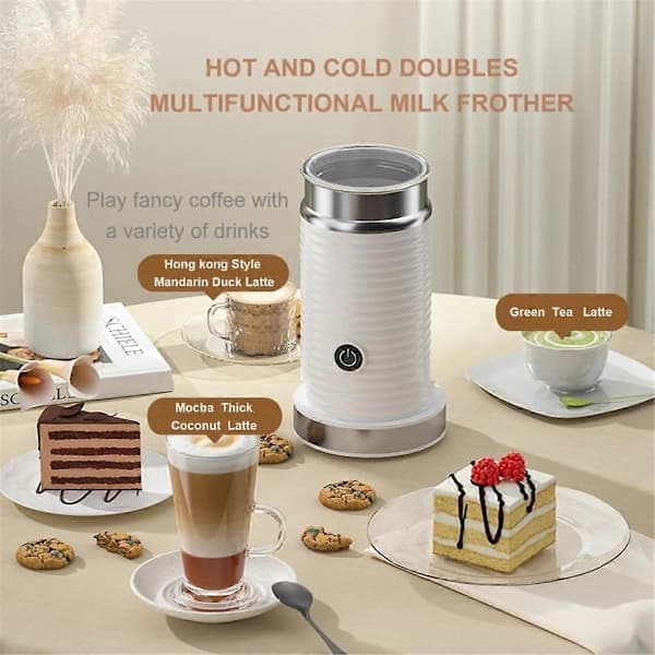 Automatisk mælkeskummer til varm og kold skumning EU-stik [CP]{KPOM}