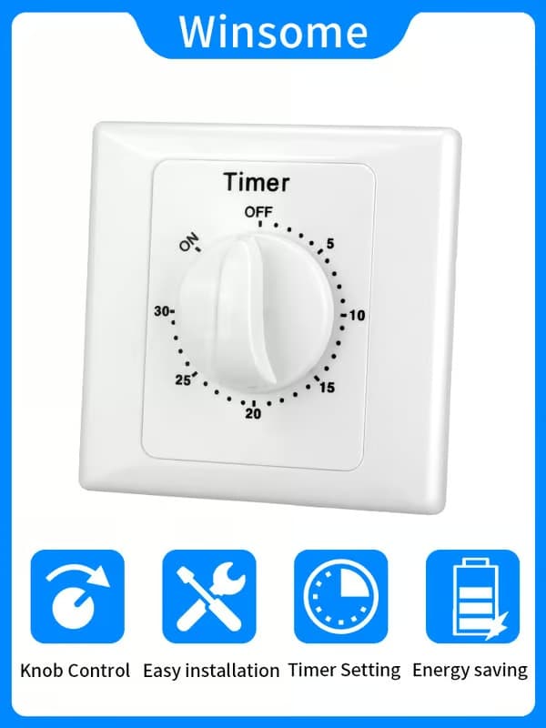 AC 220V Høytytende Pumpe Timer Bryter Elektronisk Kontroll Mec