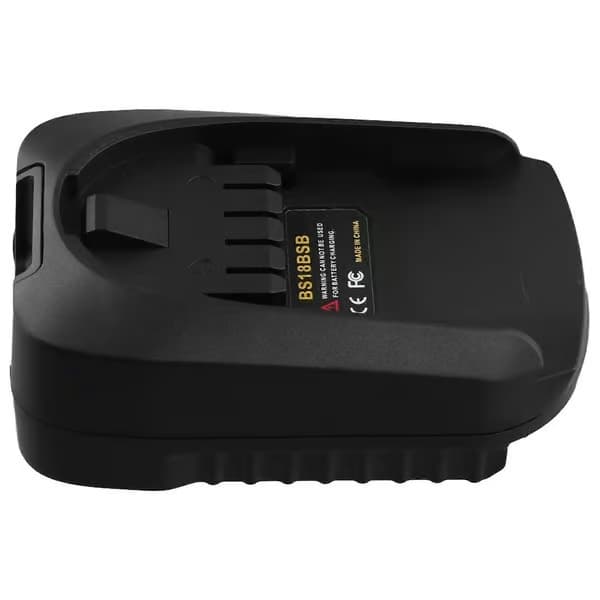 BS18BSB batteriadapter til Bosch Li-Ion batteri BAT609 til Bosch 18V værktøjsskifteadapter sort