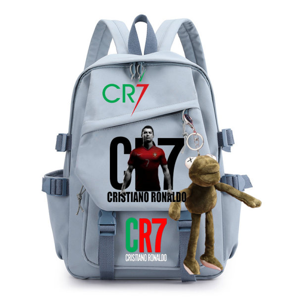 CR7 axelväska mode trend student enkel ryggsäck 12