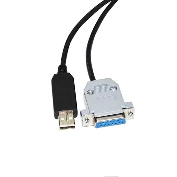 USB-D-SUB 15-PIN DB15 NAARASSOVITIN RS485 SARJALIITÄNTÄKAAPELI (5m)
