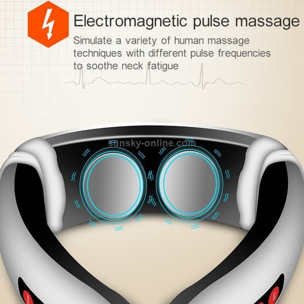 Nackmassageapparat med elektromagnetisk puls