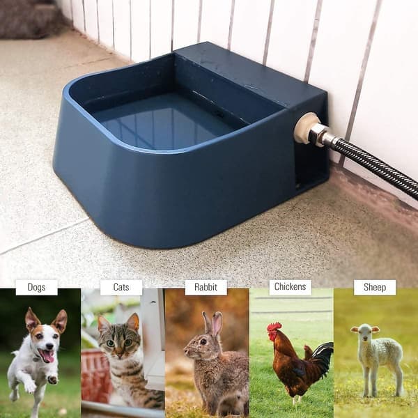 Flydende kæledyrsdrikker Automatisk hundedrikker Flydende drikker med flydeventil til hund
