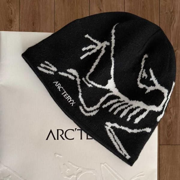 Arc'teryx Bird Head Toque Mössa Merinoull Stickad Vintermössa Unisex Black