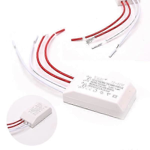 Elektronisk transformator AC 220V til 12V 20-60W halogenlysdriver strømforsyning