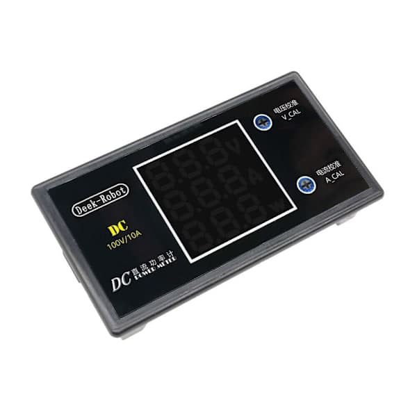 LCD Digital Voltmeter Ammeter Spændingsstrømmåler 50V 5A