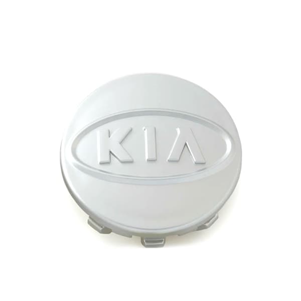 4-pack - Kia Navkapslar / Fälgemblem - B 65 Silver 58mm