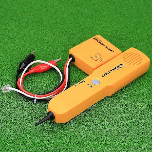 Cable Finder Tone Generator Probe Tracker Wire Tracer Cable Circuit Tester Features Alligator Clips RJ11 Connector Location Tool