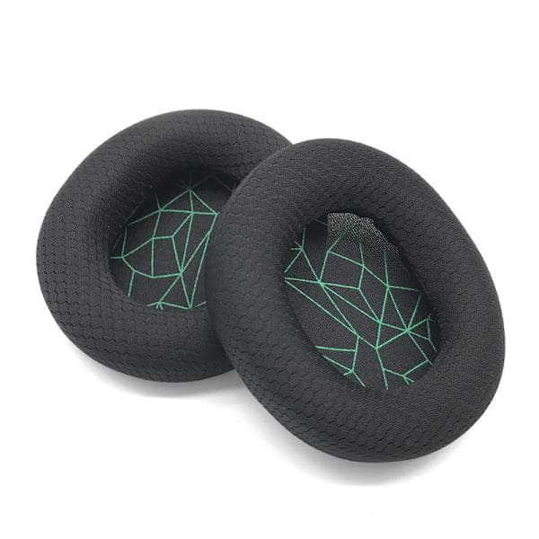 Erstatningsørepuder til Steelseries Arctis 7, 1, Pro, 3, 5, 7+, 7P, 7X, 9, Nova Pro, Prime Headset (Sort og Grøn)