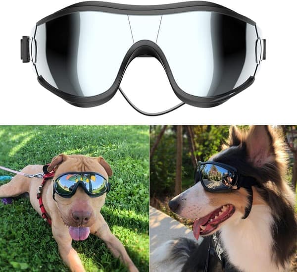 Solbriller til hunde, hundebriller, UV-beskyttelse, vindbeskyttelse, støvbeskyttelse