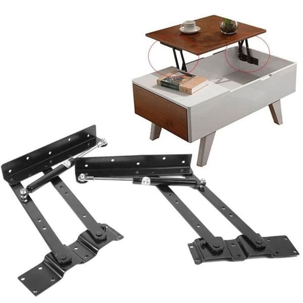 Hydraulisk hængsel - AIMOONSA - Løft Op - Sort - Stål - Belastning 50 kg