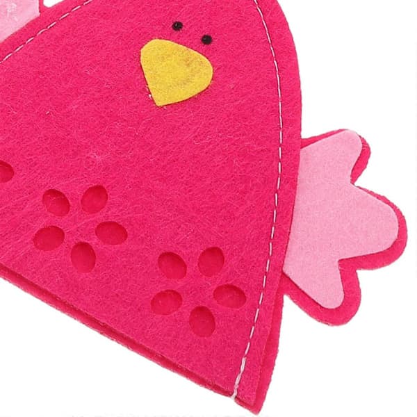 Decorative Egg Covers in the Shape of Easter Chick Rosy for Easter Party 4 pcs