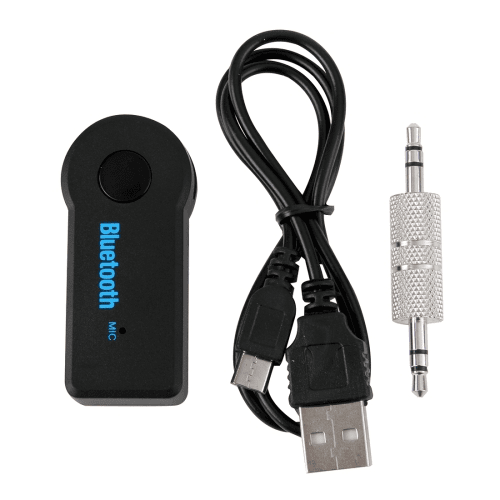 Bluetooth-modtager med 3,5 mm lydmodtager og mikrofon