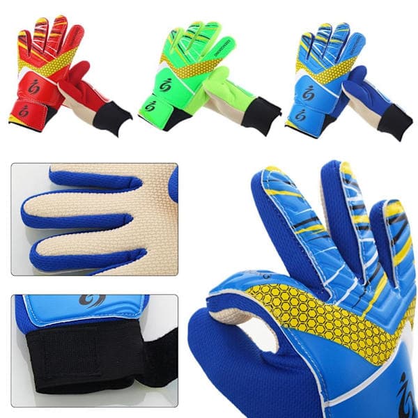 Fotbollsmålvaktshandskar för barn red size 5