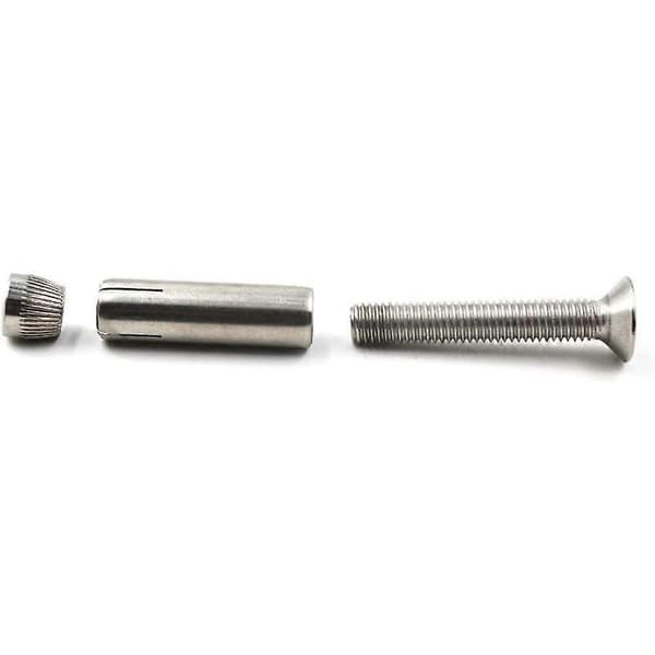 5-pack M8 x 70mm Hex Expansionsbultar 304 Rostfritt Stål