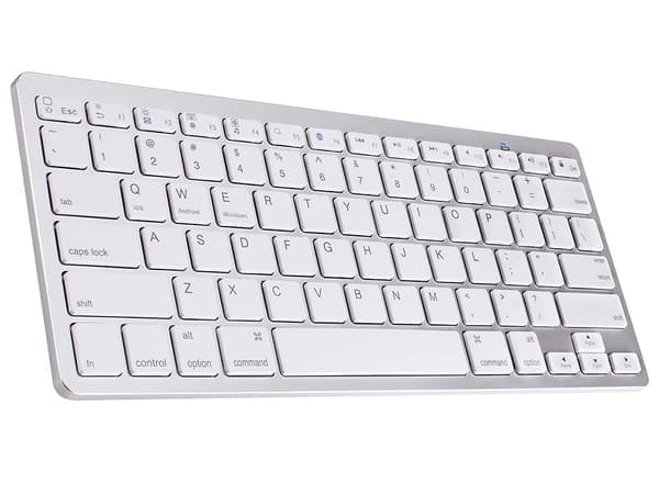 Ohut Bluetooth-näppäimistö – Langaton iPadille, PC:lle, Macille ja muille