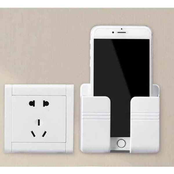 Wall adhesive mobile charging stand multi colors Grå