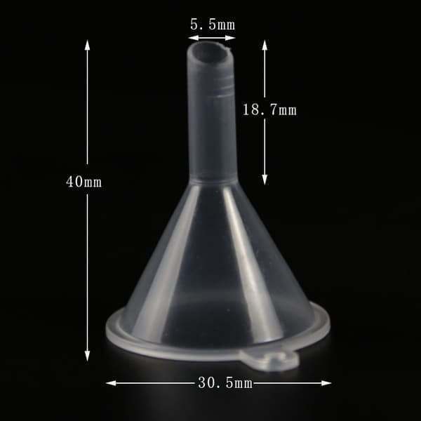 Plasttrakter, sett med 3, gjennomsiktig