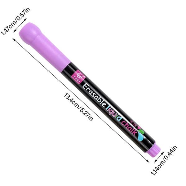 Flydende Kridtpen Whiteboardpen Black