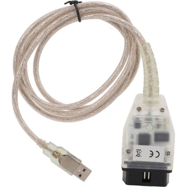 K+DCAN diagnosekabel - AIMOONSA - BMW Serie 3/5/6/7/X (E46/E90/E60) - USB-interface - 1,5 m - OBD2/Windows