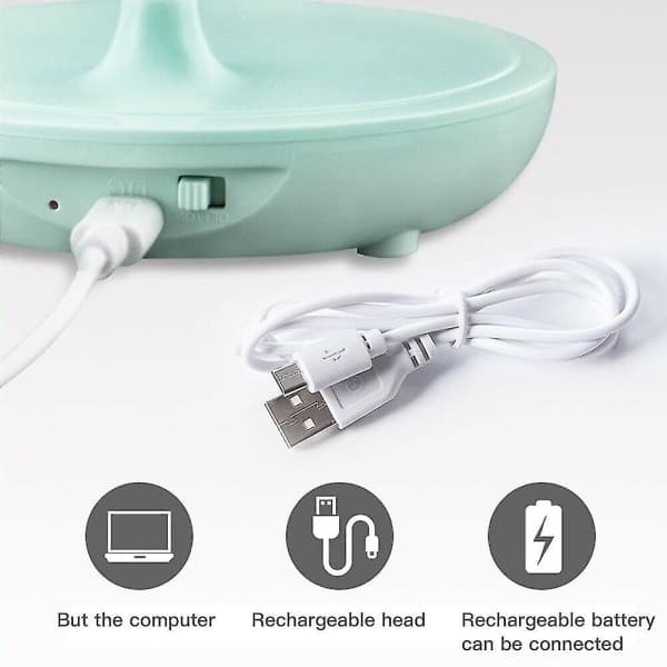 20 LED Flexible Touch Desk Lamp Bedside Lamp Reading Lamp Dimmable USB Rechargeable Blue