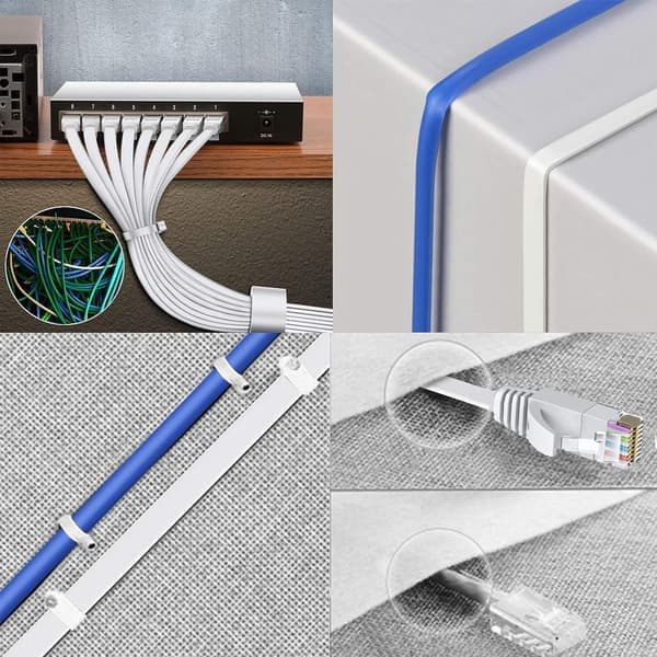 Cat6 Ethernet, Cat-6 Flat RJ45 Datamaskin Internett LAN 15M