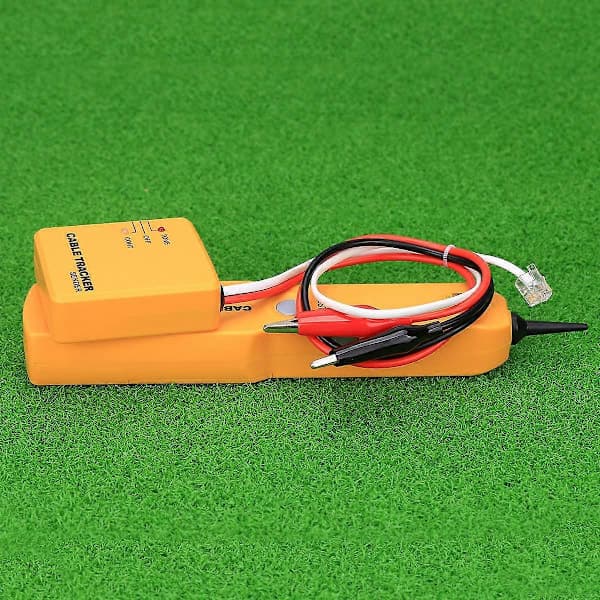 Cable Finder Tone Generator Probe Tracker Wire Tracer Cable Circuit Tester Features Alligator Clips RJ11 Connector Location Tool
