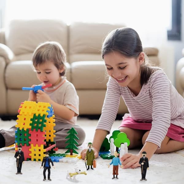 6 st Tintin figurleksaksmodell
