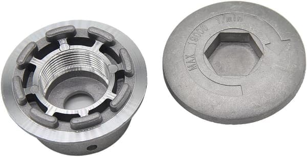 Aluminium Trimmertrådhode Dobbel Trimmertrådspole Nylon Trimmertrådhode for Bensindrevet Gressklipper
