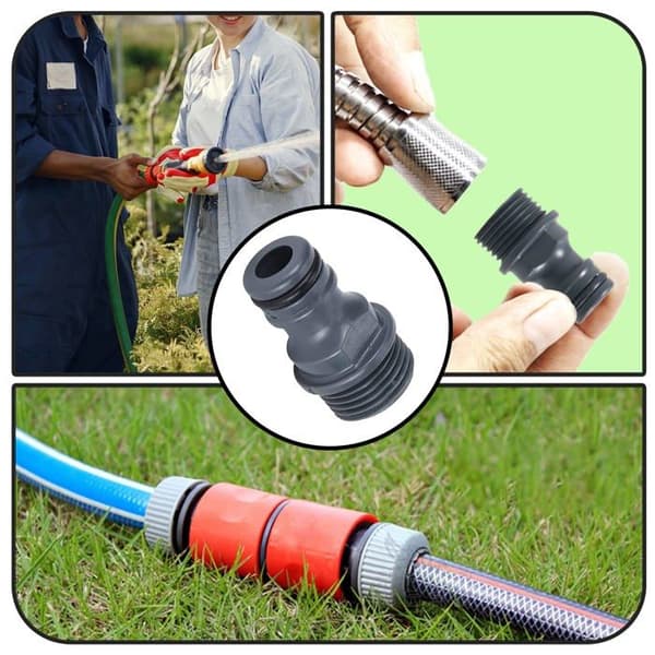 Sett med 2 G1/2 utvendige kranfittings – 1/2\" ABS utvendig gjenge
