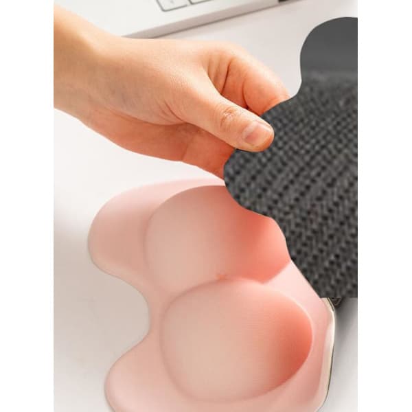 Musemåtte med tegneseriedesign og skridsikkert greb Pink
