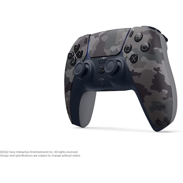 PS4 trådløs controller med funktioner - Grå camouflage