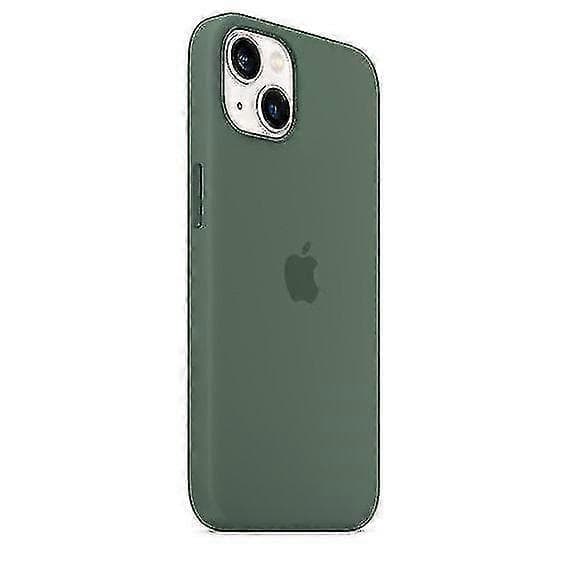 Silikon iPhone 13 Deksel - MagSafe-kompatibelt beskyttende mobildeksel, slankt støtsikkert deksel eukalyptus Eucalyptus