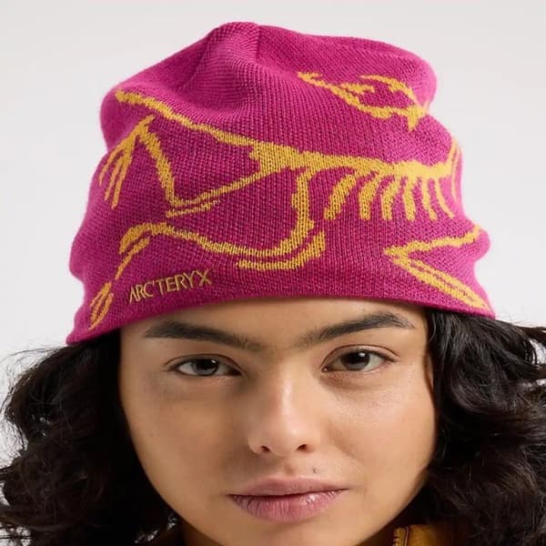 Arc'teryx Bird Head Toque Mössa Merinoull Stickad Vintermössa Unisex Rose red
