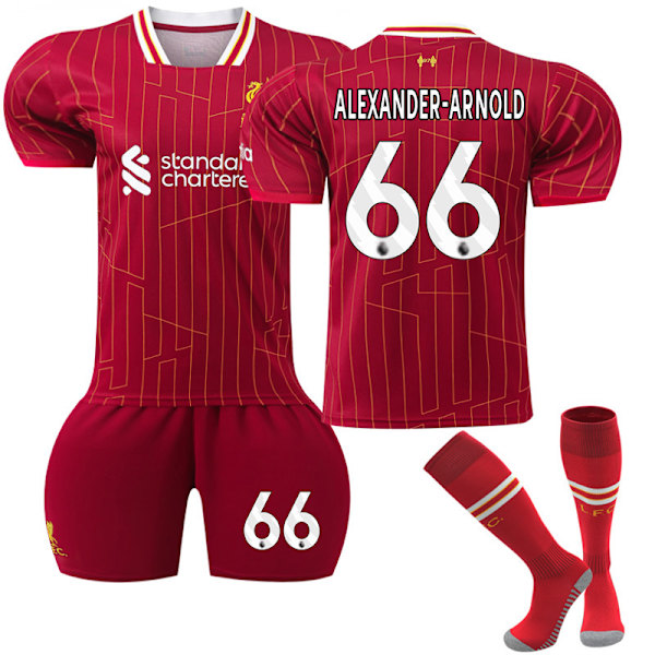 24-25 Nya Liverpool Hemma Fotbollströjor #66 Alexander-Arnold Träningströjor 24