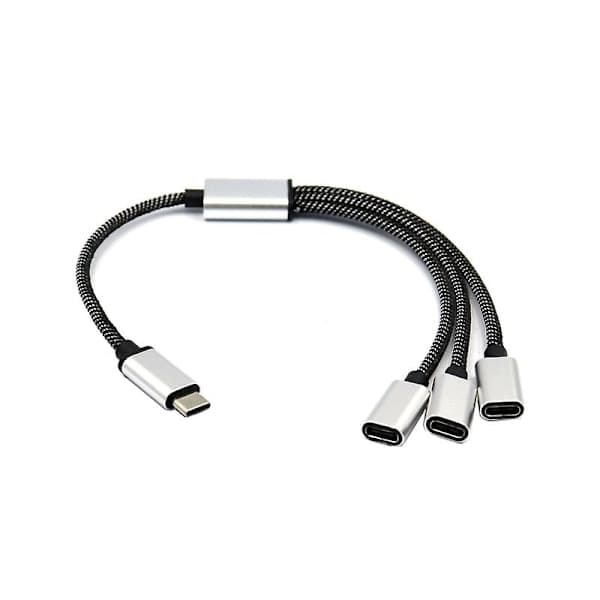 USB C Hane till 3 USB C Hona Splitter för Typ C Telefoner, Surfplattor, Bärbara datorer{DB}