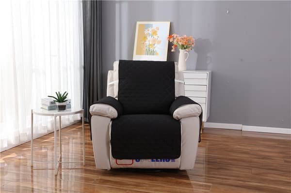 Fåtöljöverdrag Husdjurssoffskydd Anti-golv Soffskydd (Svart)