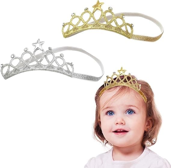2 st krona tiara barn baby krona tiara småbarn spädbarn H
