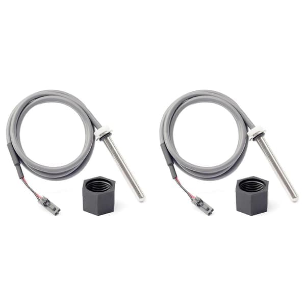 2X Rørsensor til Balboa Spa Varmelegeme M7 System med 24 tommer Kabel Temp/Høj Grænse, Rørsensor til 30042 30382 Po farve