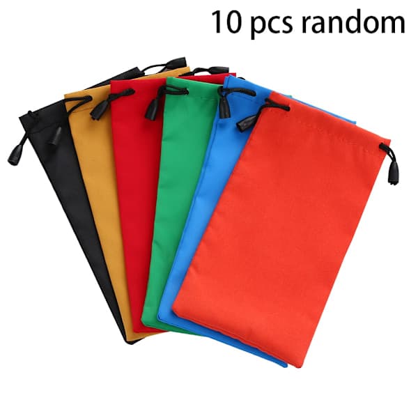 10 stk. solbrillepose brilleetui vandtæt 10 pcs random