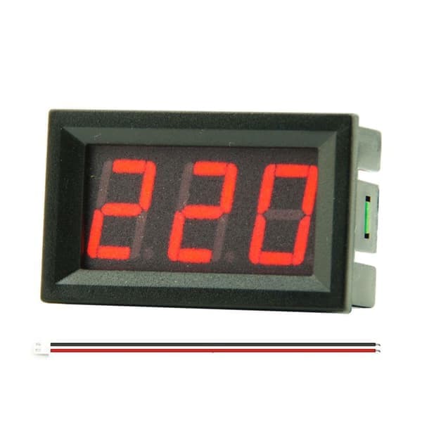 AC 50-500V Digital LED Display Spændingsmåler Universal AC 220 380V Voltmeter