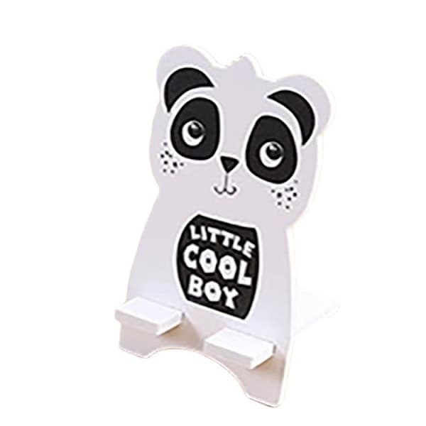 Puinen matkapuhelinteline - Panda/Kissa panda