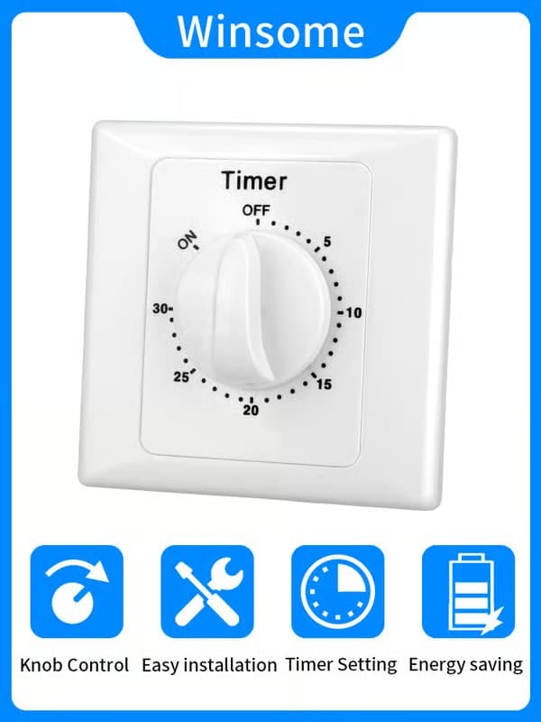 AC 220V Højtydende Pumpe Timer Switch Elektronisk Kontrol Mec