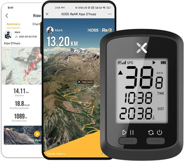GPS cykelcomputer Trådløs cykel speedometer Cykelcomputer